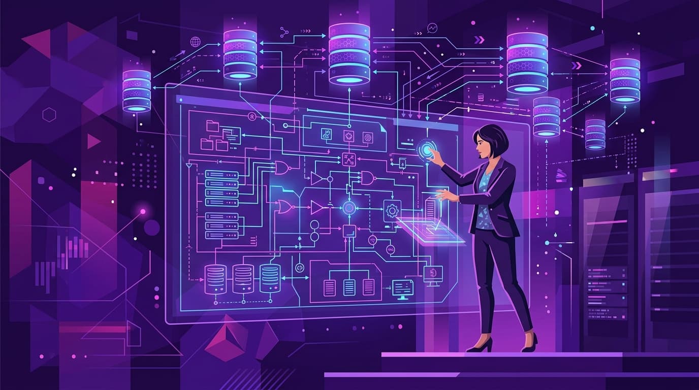 Custom Software Development Illustration